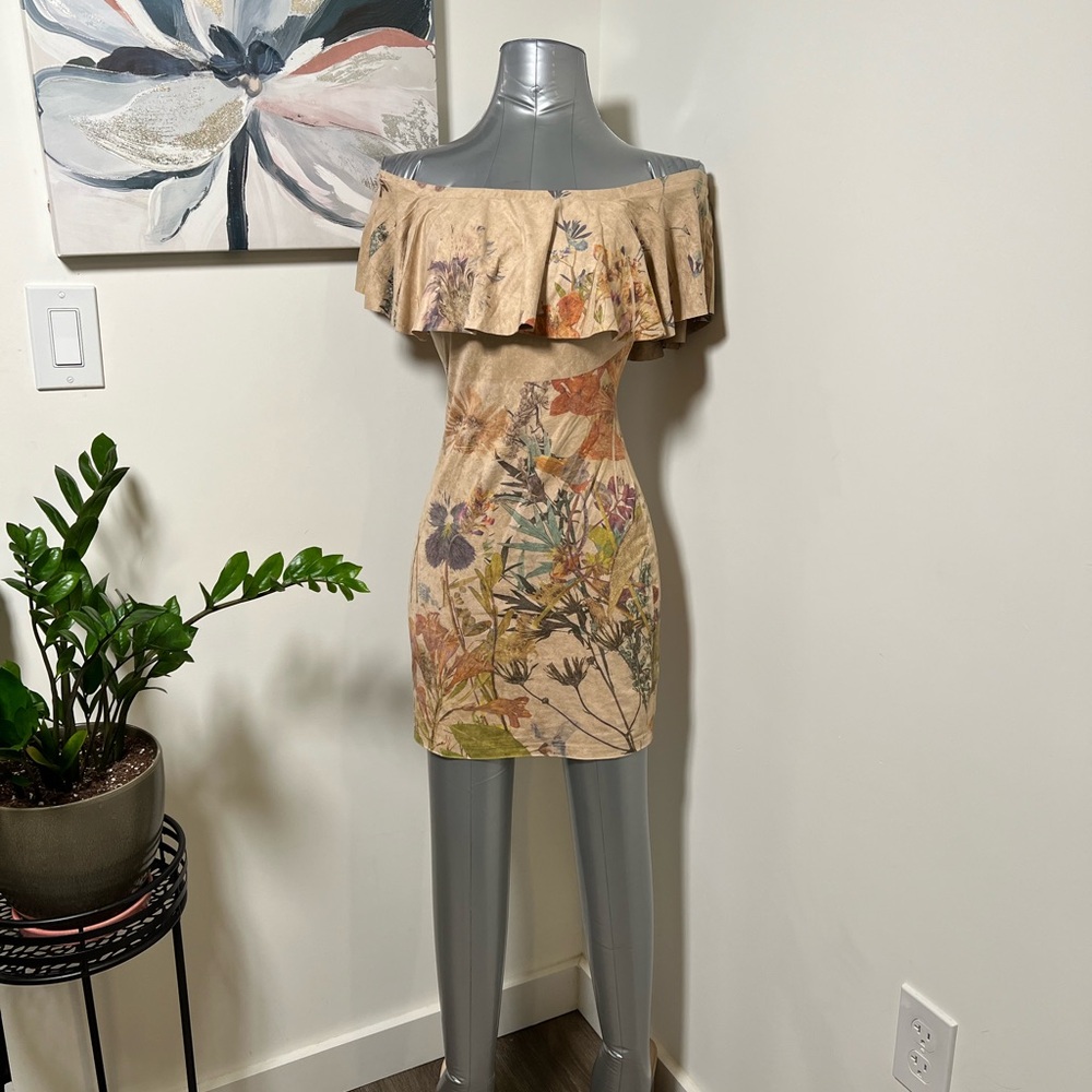 Floral Off-Shoulder Dress